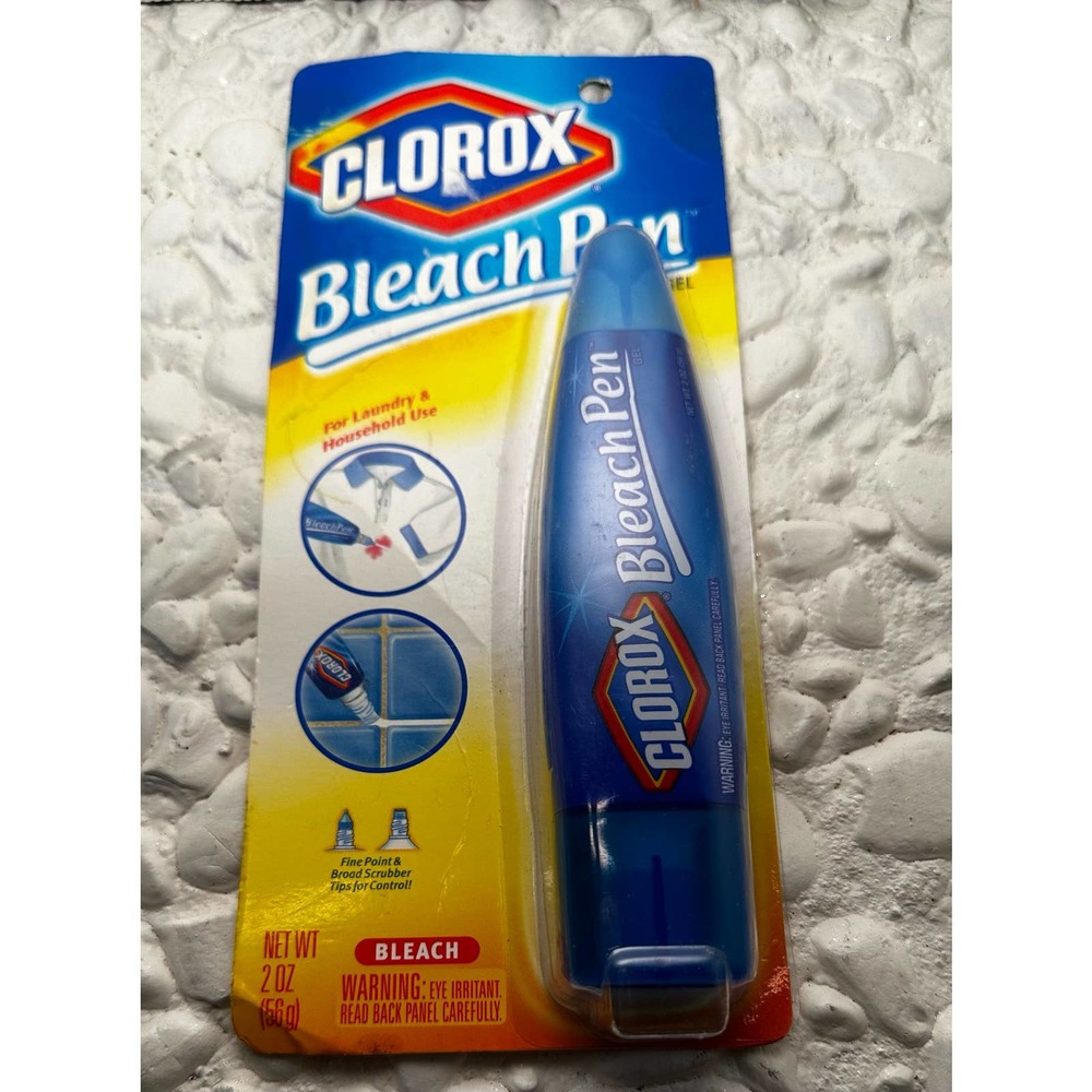 Clorox Bleach Pen Gel For Whites Dual Tipped 2 Oz NEW SEALED HTF Discontinued